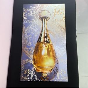Christian Dior J'adore Perfume Vinyl Poster